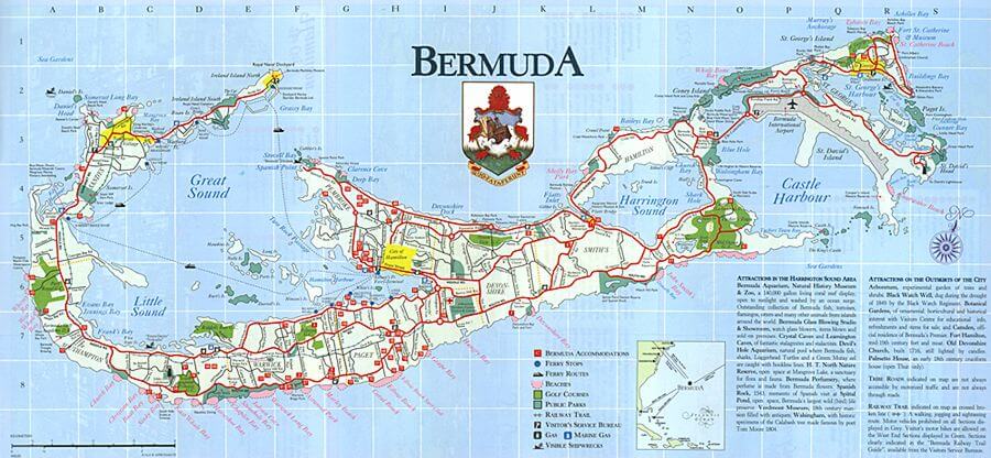 Bermuda Erde Map